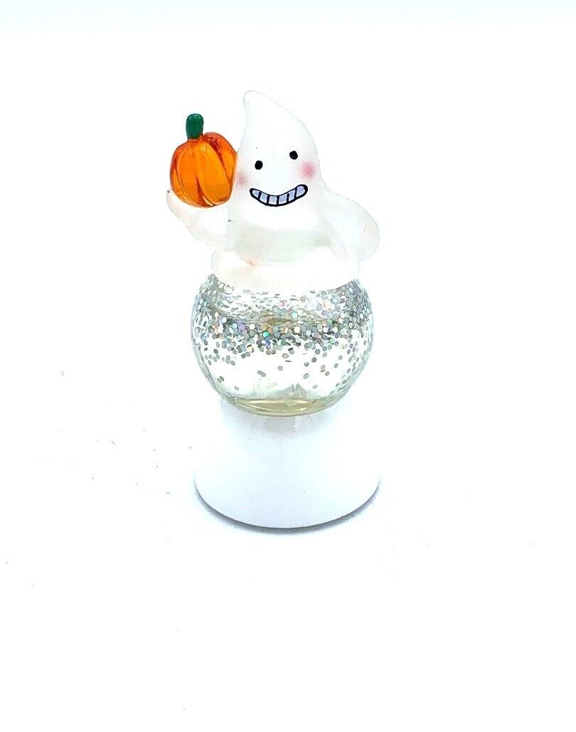 NWOT- Light Up Snow Globe Ghost On Top Snow Swirls When Turned On.