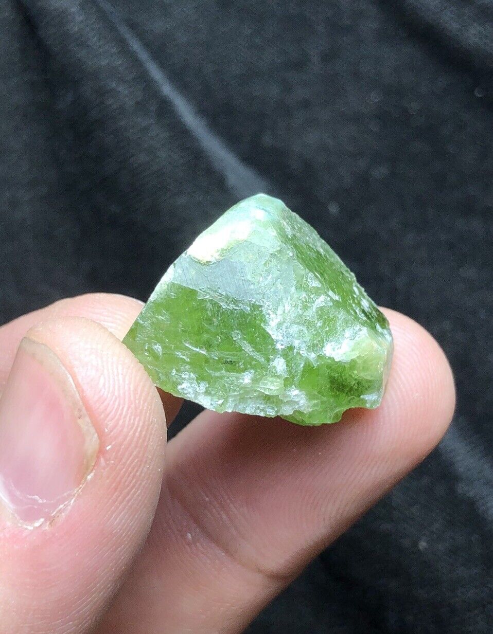 60 Crt / Beautiful Natural Diopside Crystal from Afghanistan Mine,
