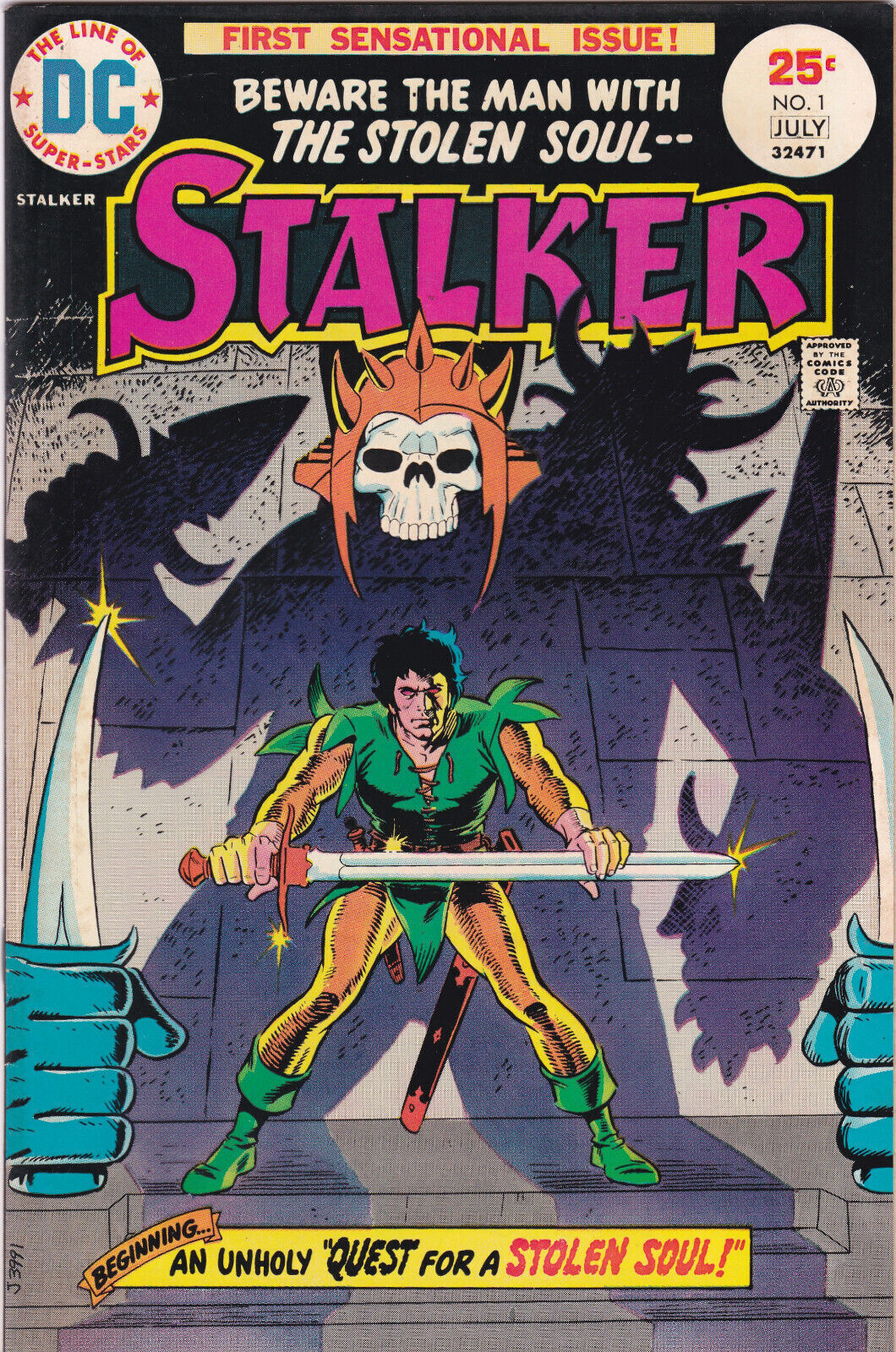 Stalker #1, DC Comics 1975, Steve Ditko / Wally Wood Art, High Grade
