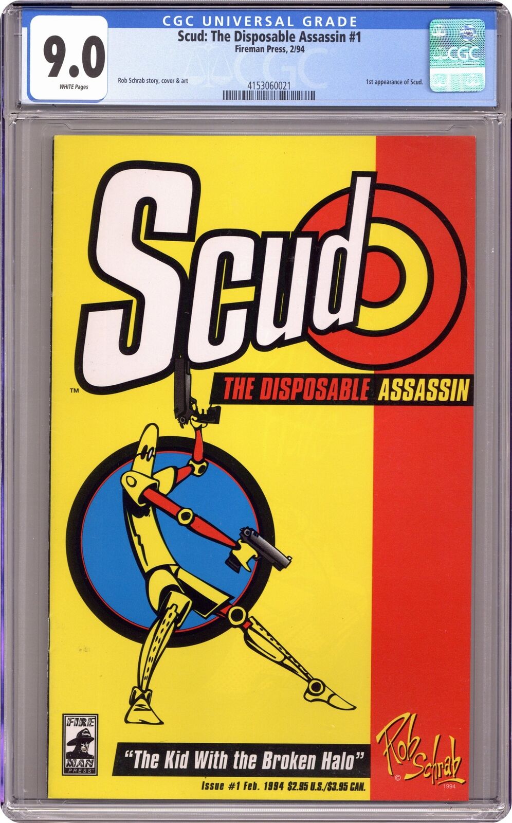 Scud The Disposable Assassin #1-1ST CGC 9.0 1994 4153060021