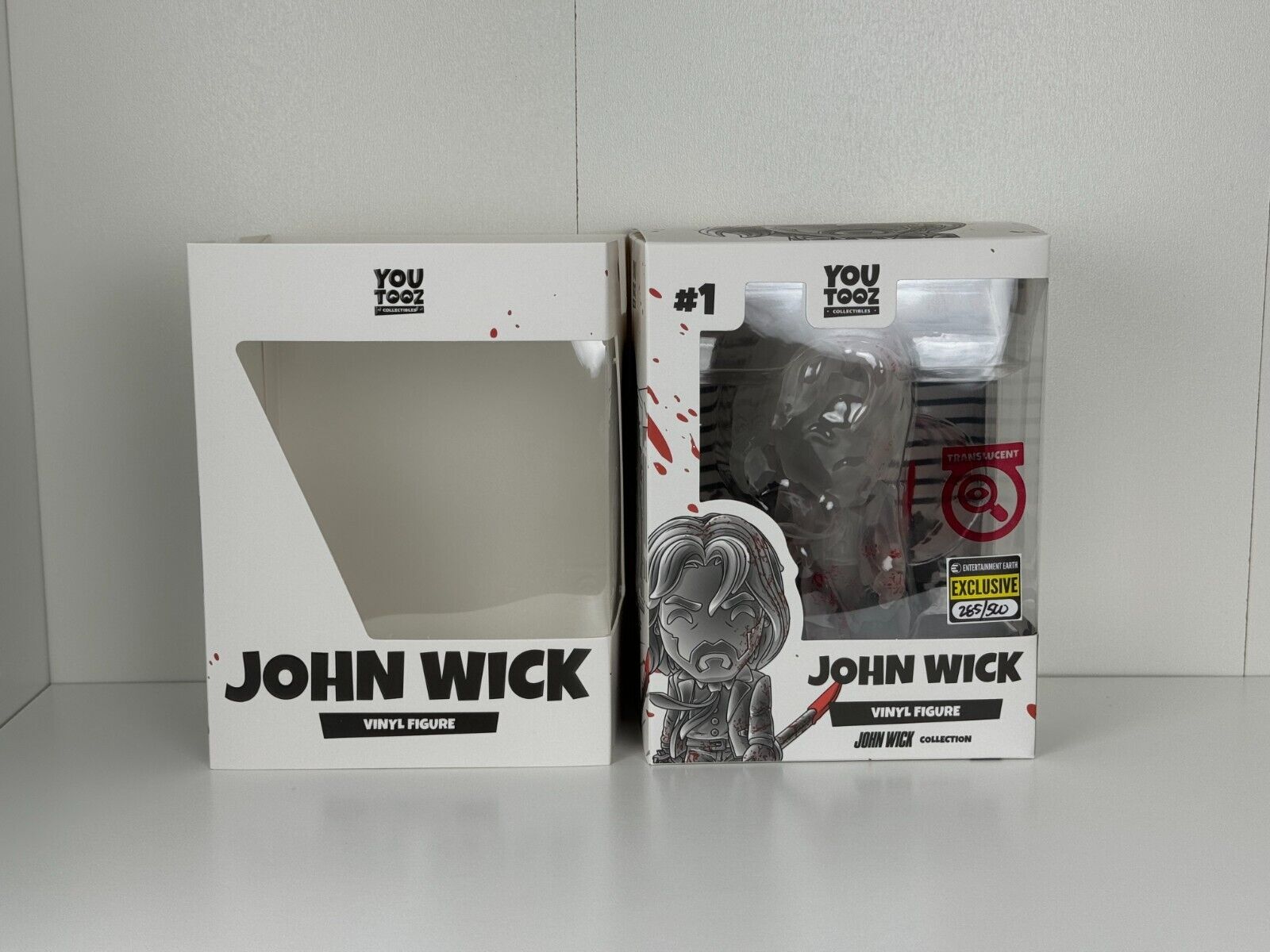 John Wick 4 Youtooz Bloody Translucent Baba Yaga Limited Edition 285/500