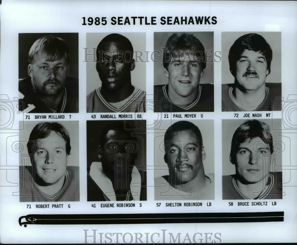 1985 Press Photo Seattle Seahawks - cvb51984