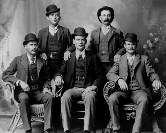 1900 Criminals BUTCH CASSIDYS WILD BUNCH Sundance Kid Vintage 8x10 Photo Print