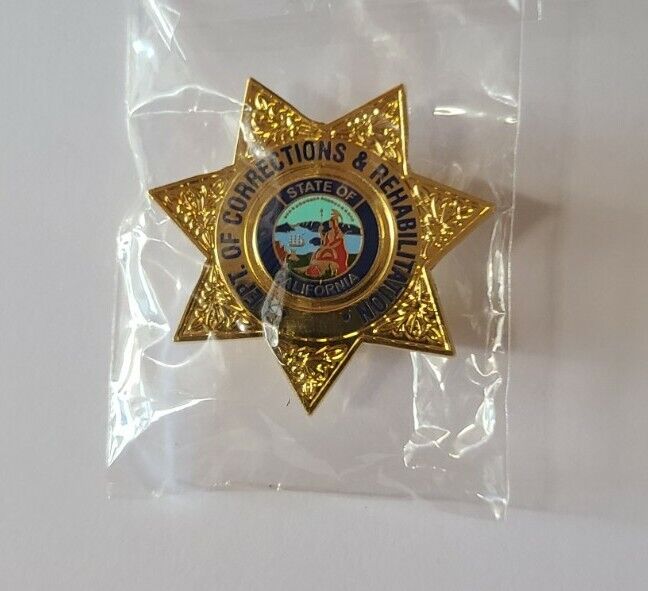 California Department Of Corrections & Rehabilitation LAPEL PIN Badge 2 inch