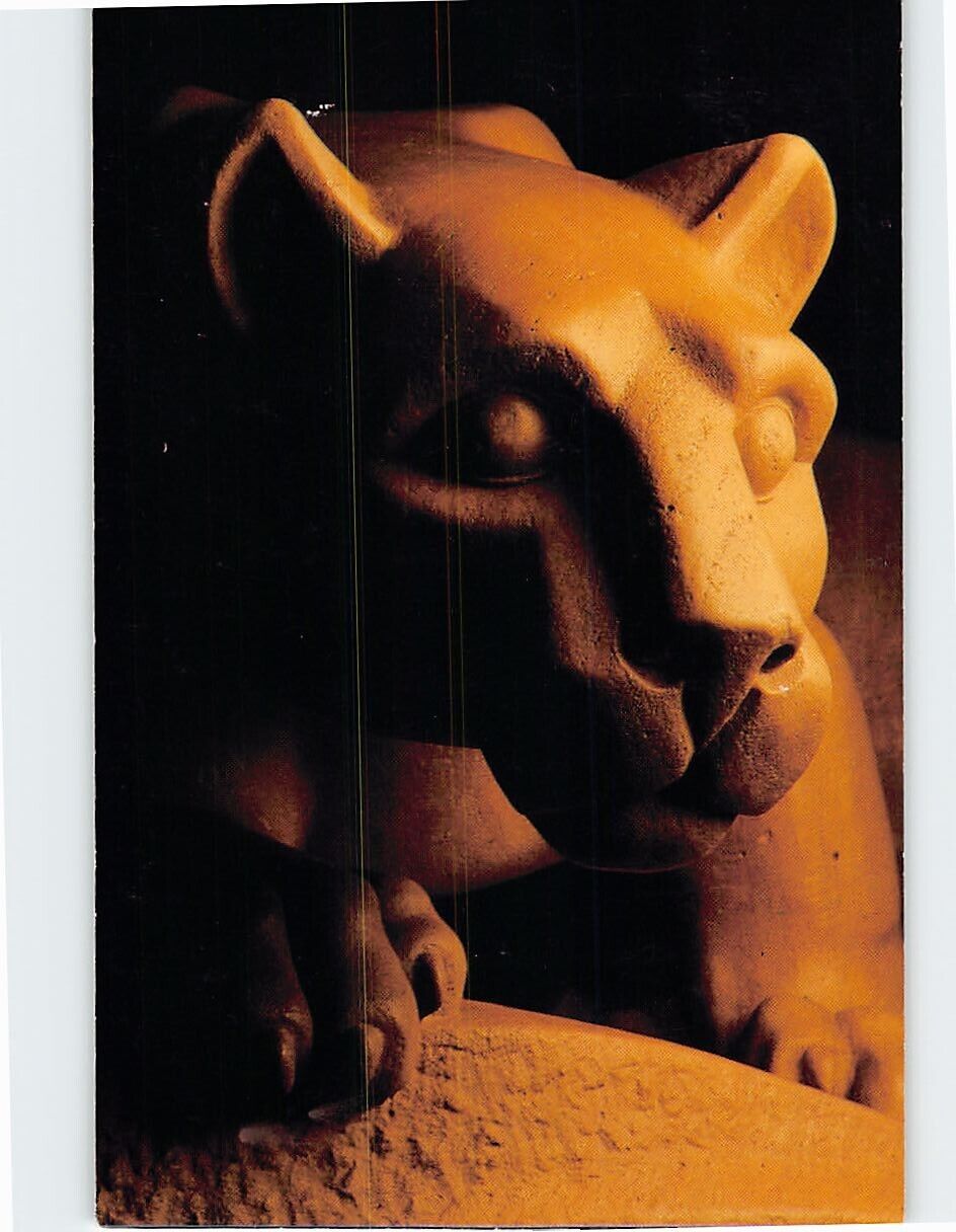 Postcard Hail to the Lion, Penn State University, State College, Pennsylvania