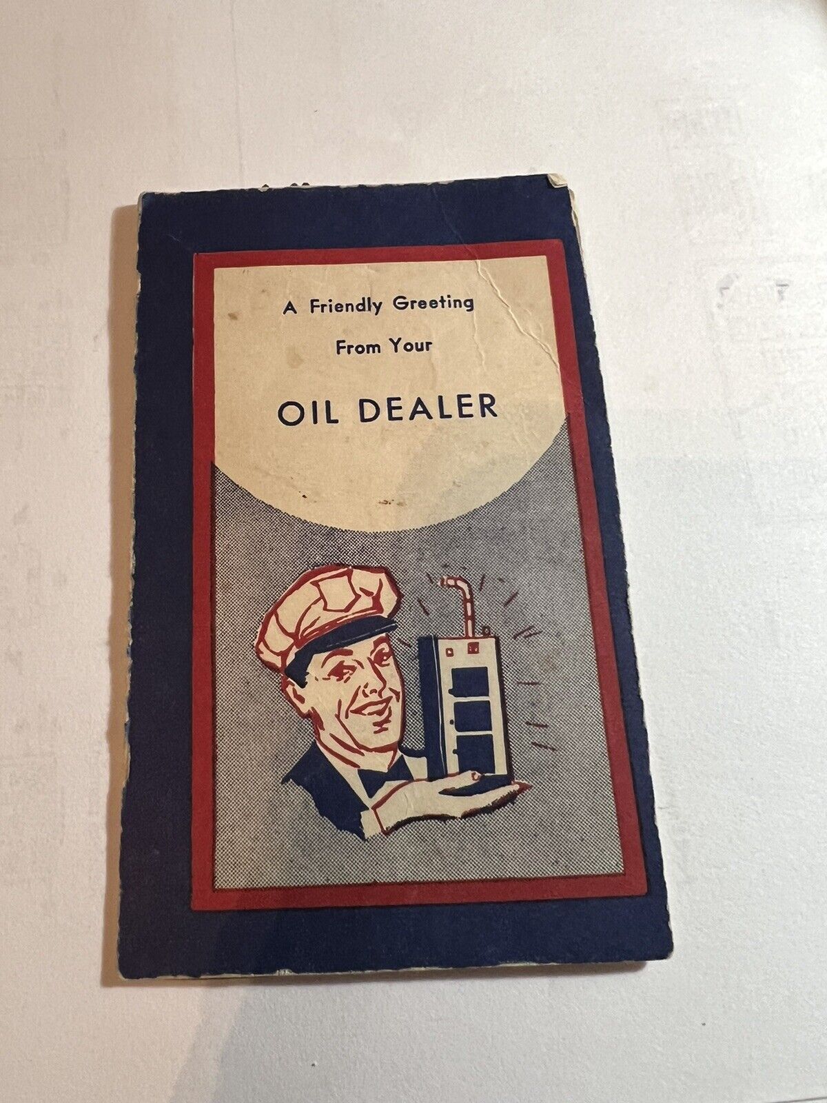 Vintage Greetings From Your Dealer Oil Gas sewing kit promotional pack