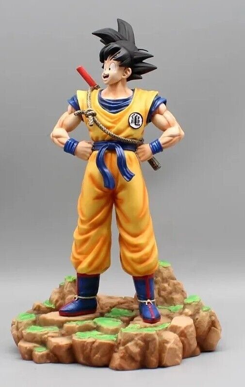 32cm Dragon Ball Z Goku Son Gokou Statue Figure Anime Collectible Decorative