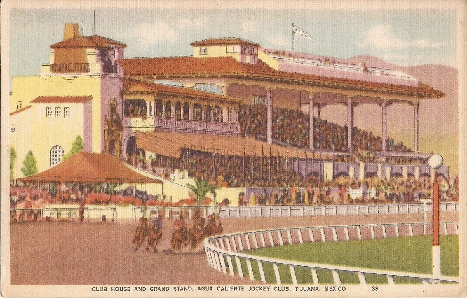 Tijuana, MEXICO - Racetrack - Aguas Caliente Jockey Club