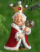2000 Hallmark Christmas Ornament Queen Mom