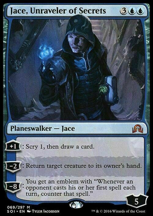 Jace, Unraveler of Secrets ~ Shadows over Innistrad [ Excellent ] [ Magic MTG ]