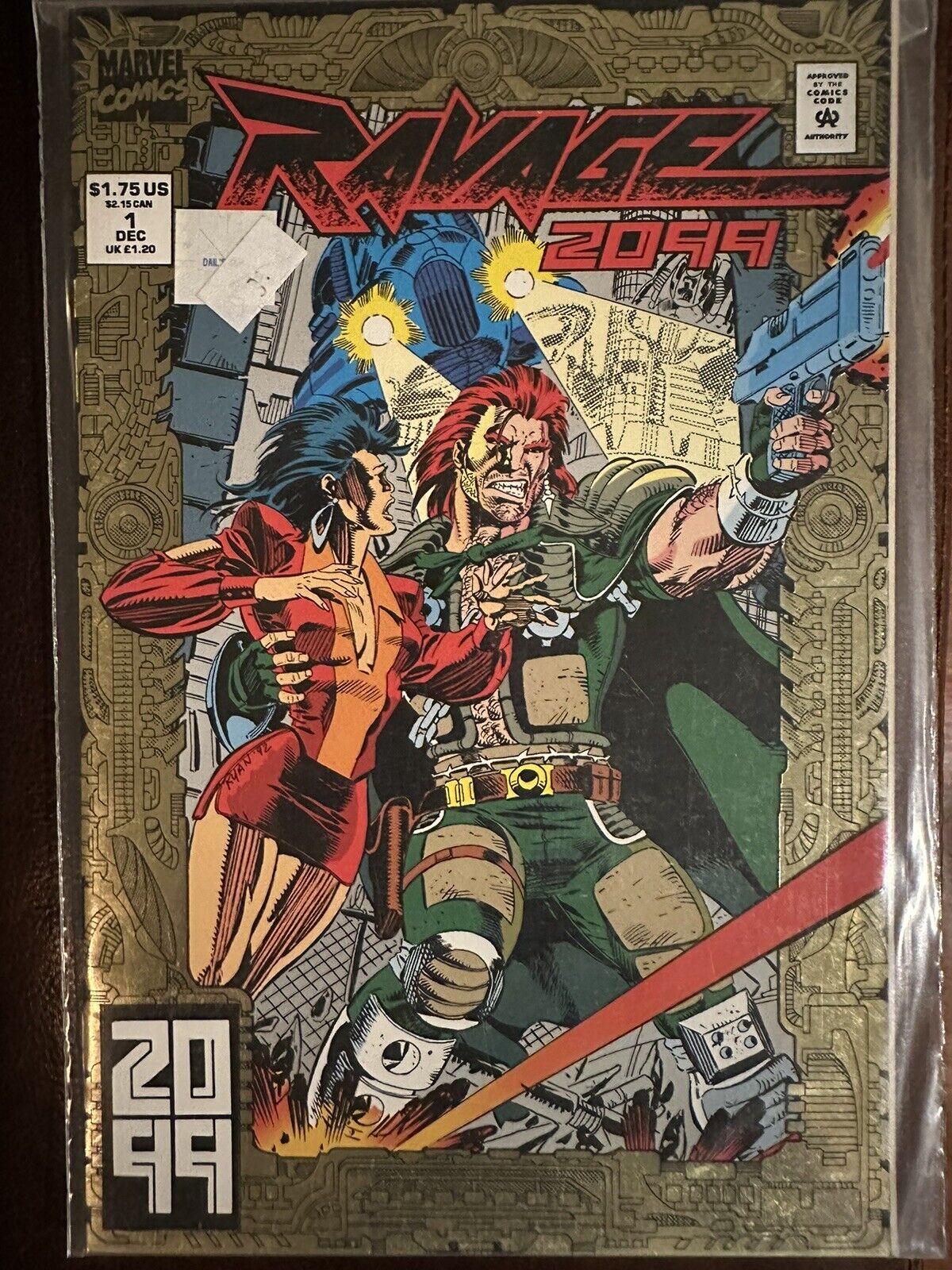 Ravage 2099 Comic #1, With Gold Foil Cover 