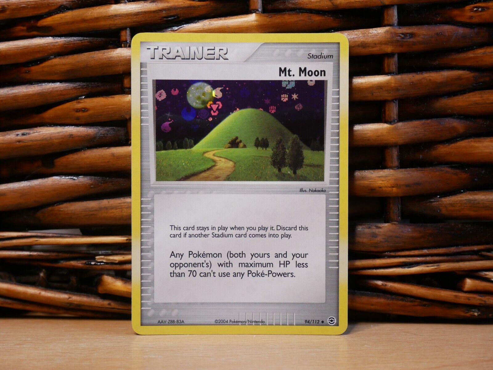 Pokemon MT. MOON 94/112 | HOLO | LP Light Play | EX FireRed & LeafGreen | 2004
