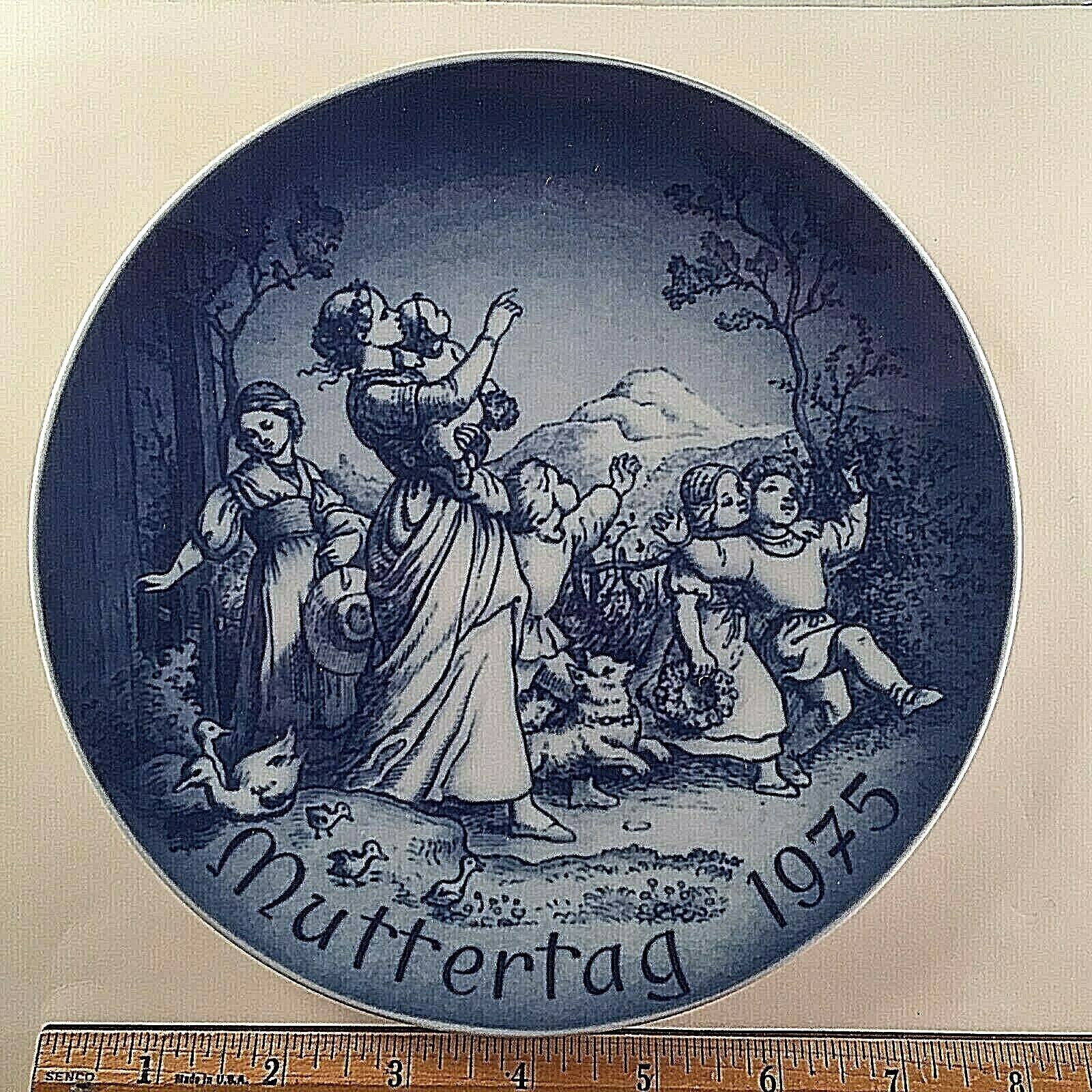 1975 MOTHER\'S DAY BAREUTHER LIMITED EDITION PORCELAIN PLATE BAVARIA GERMANY