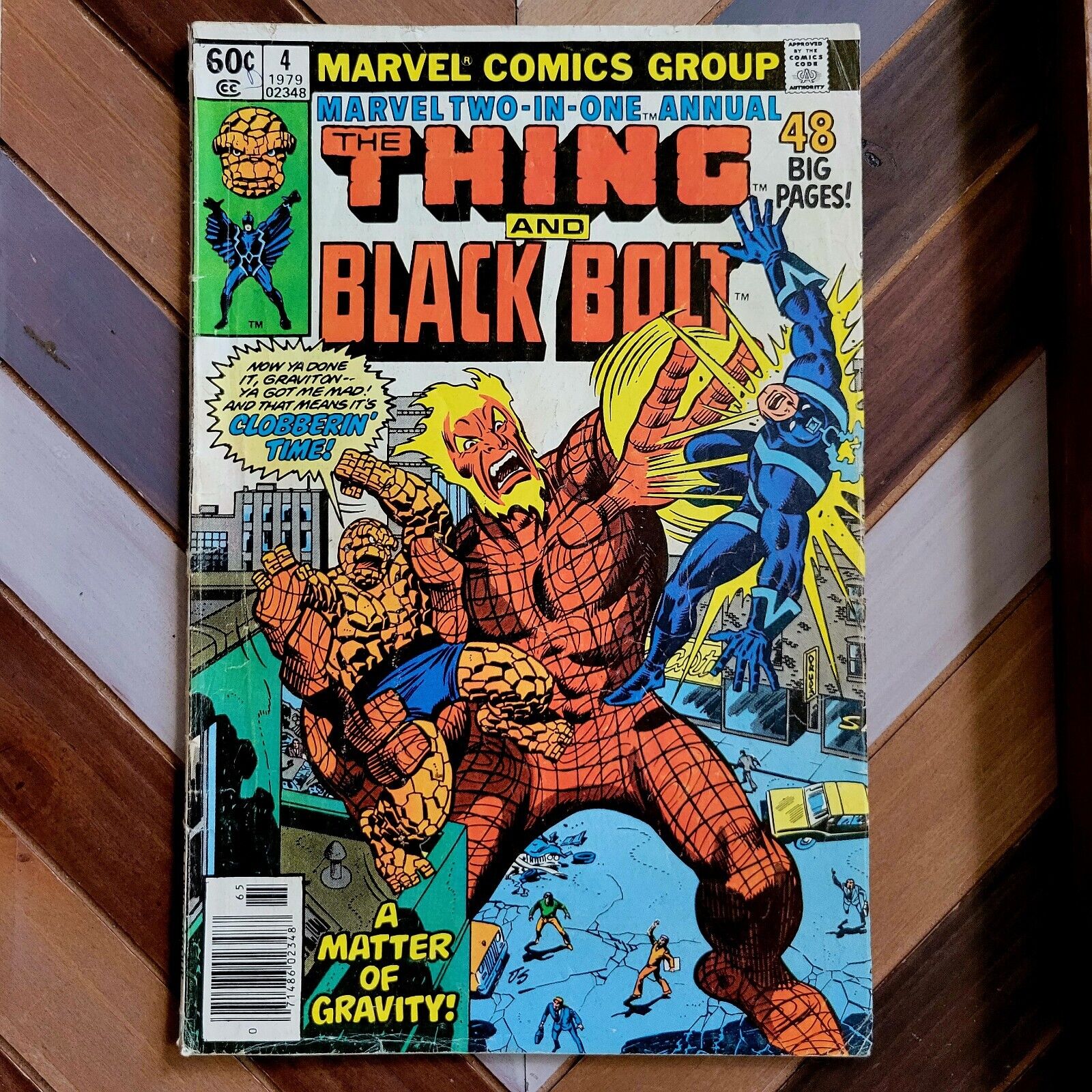 MARVEL Two-in-One ANNUAL #4 VG (1979) Co-starring BLACK BOLT \