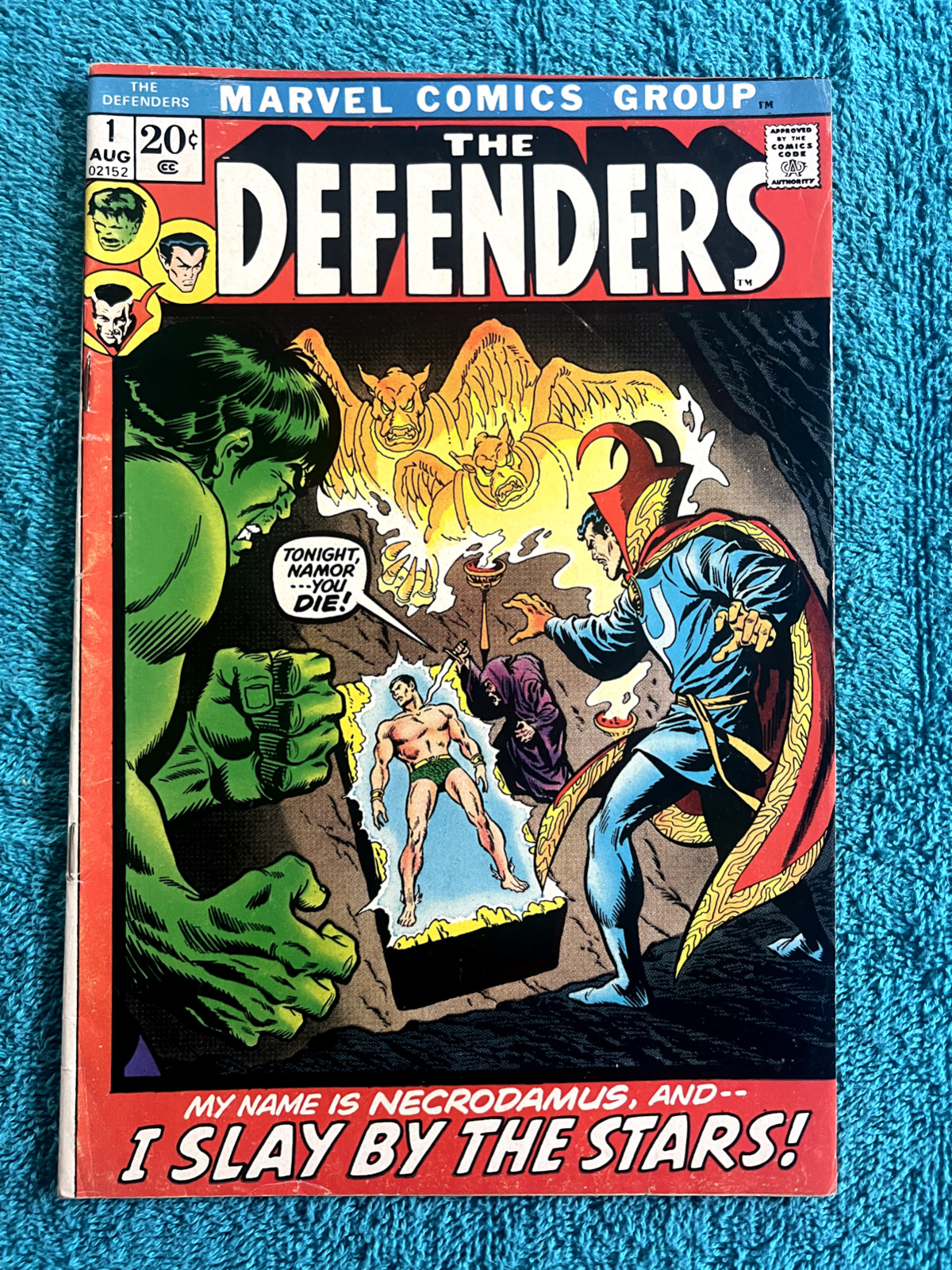 The Defenders 1 1972 Bronze Age. Fine +