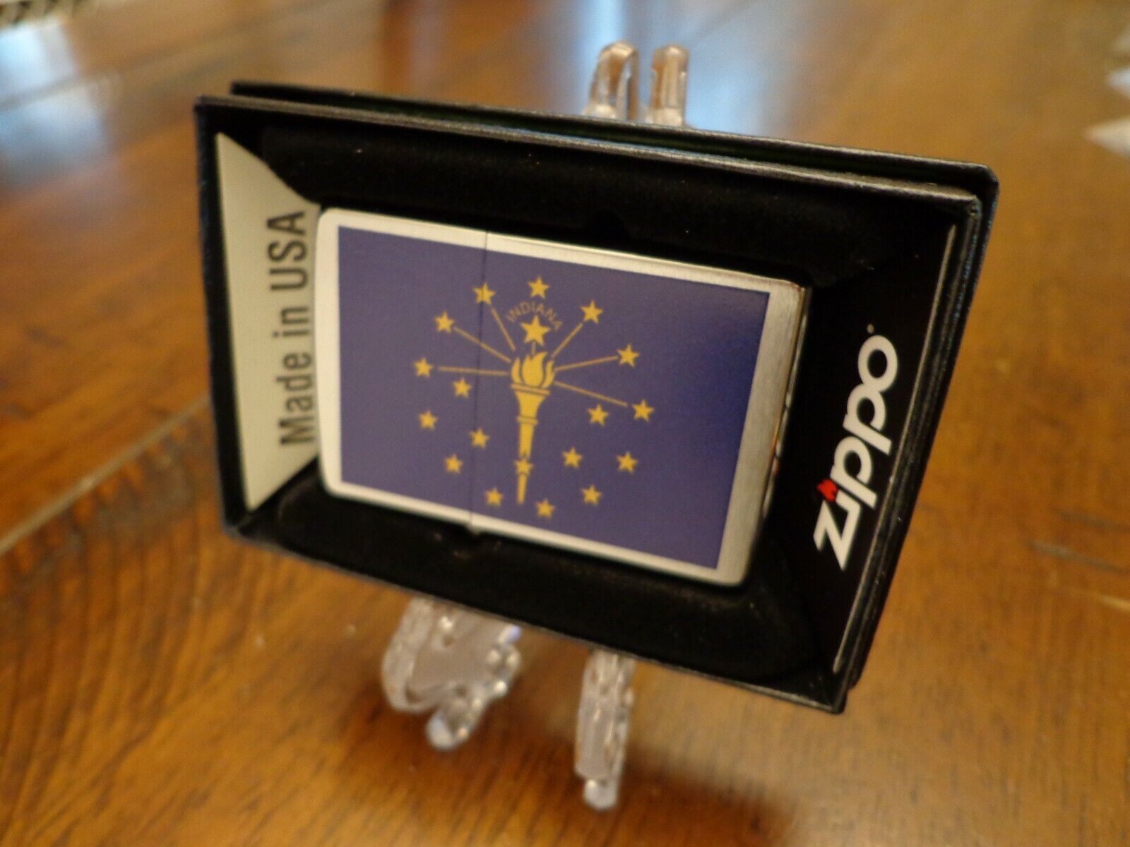 INDIANA STATE FLAG SERIES ZIPPO LIGHTER MINT IN BOX