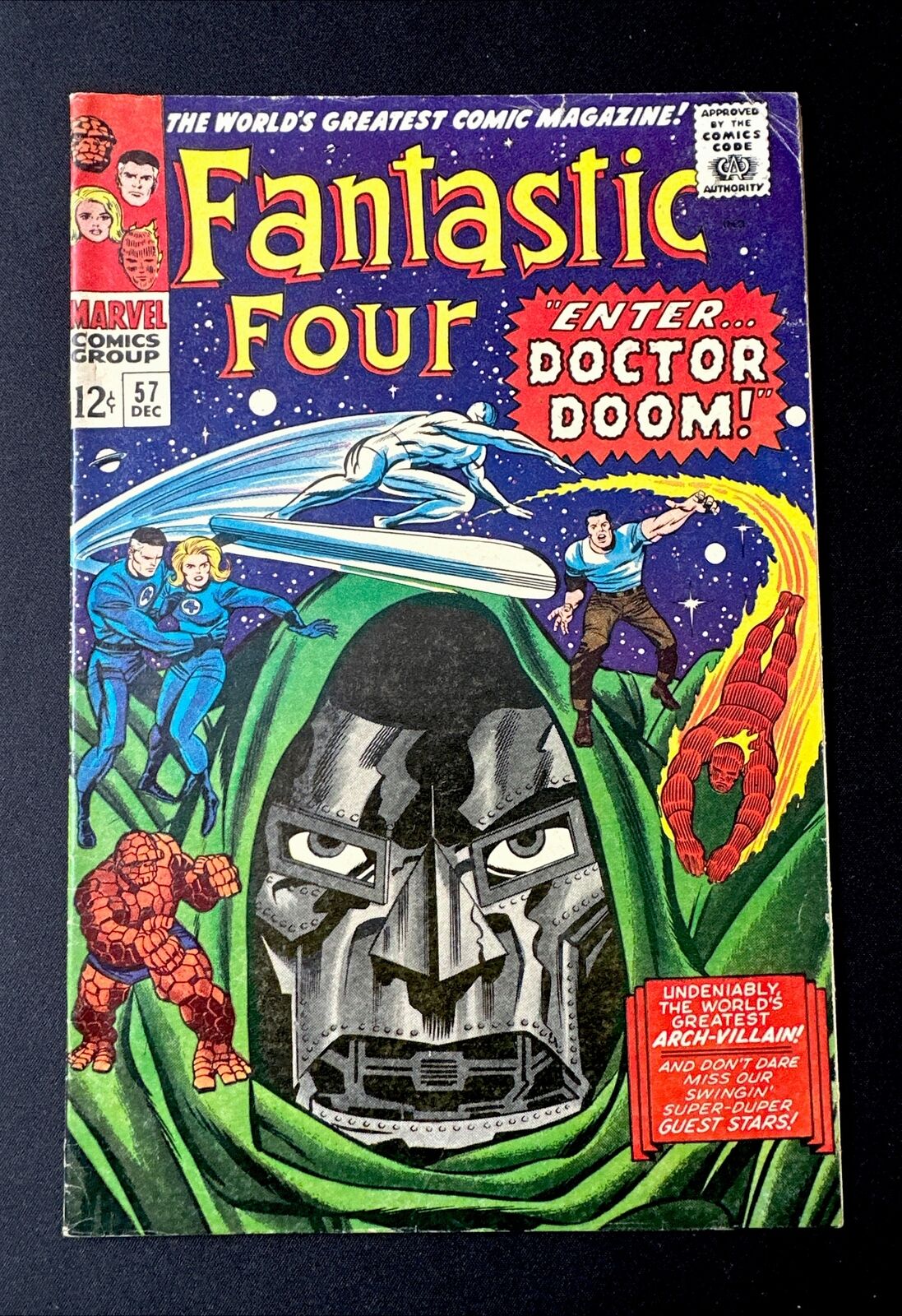 Fantastic Four #57 Doctor Doom Silver Surfer Appearance Marvel 1966