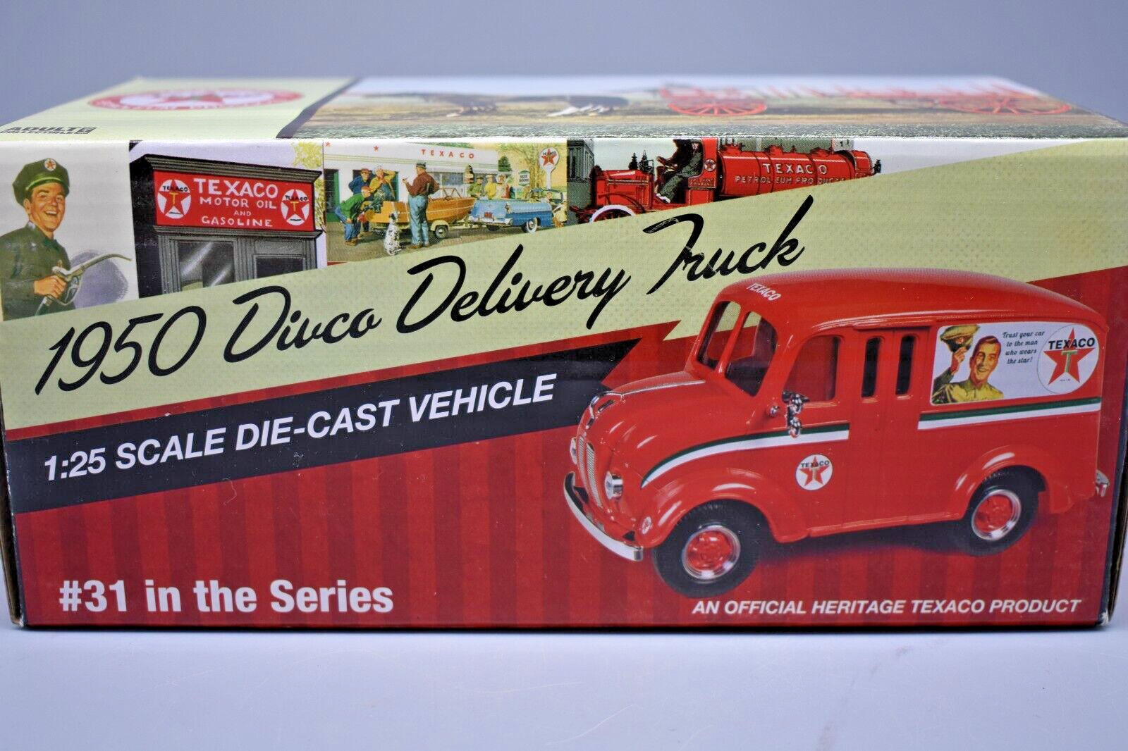 Texaco ERTL 1950 Divco Delivery Truck, 1:25 scale Diecast, #31 in Series, NIB