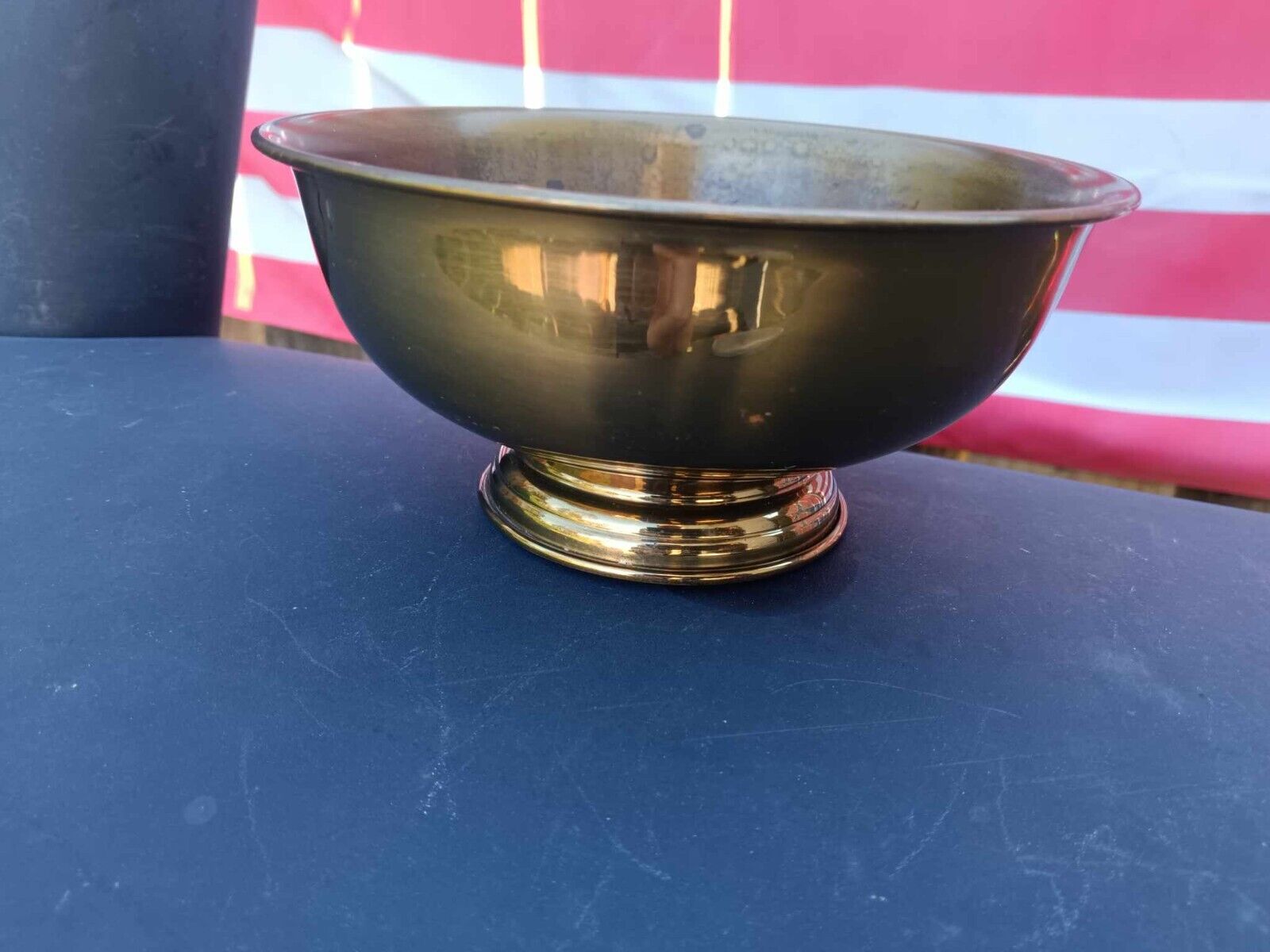 Vintage Brass Bowl / Planter