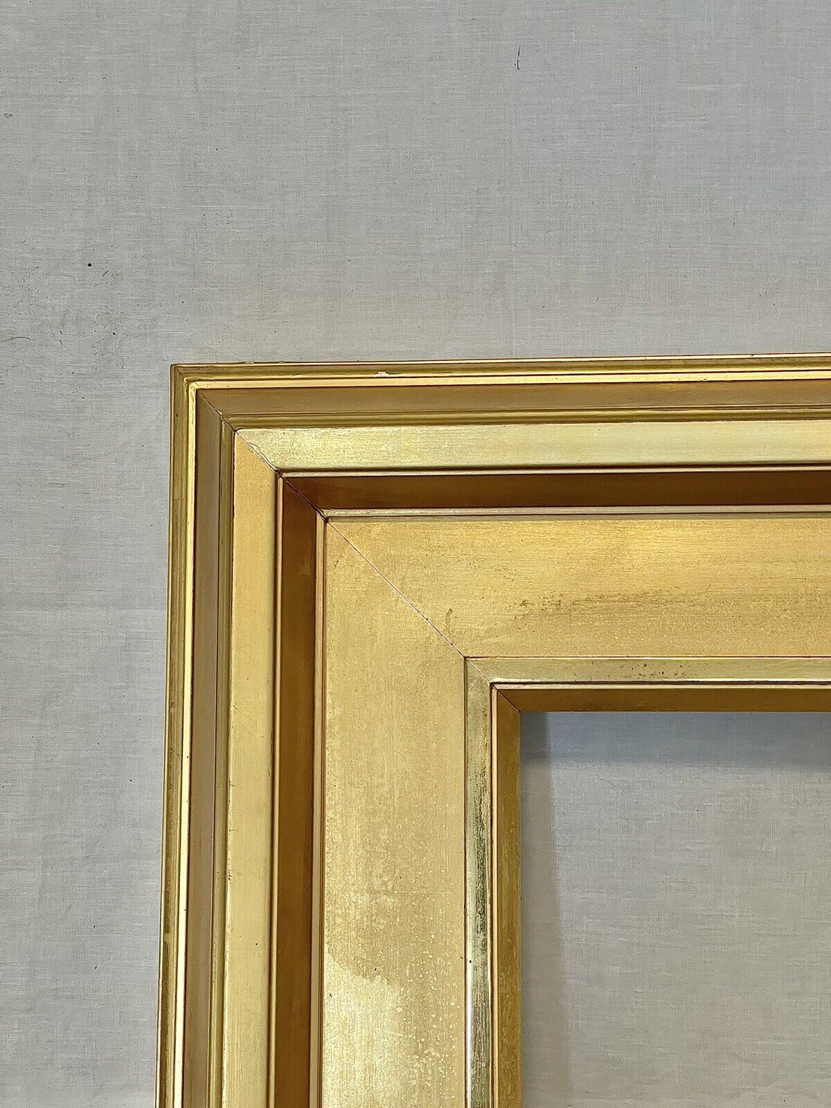 SOLD NFS FRENCH 24k GOLD GILT GESSO DEEP WELL VICTORIAN PICTURE FRAME