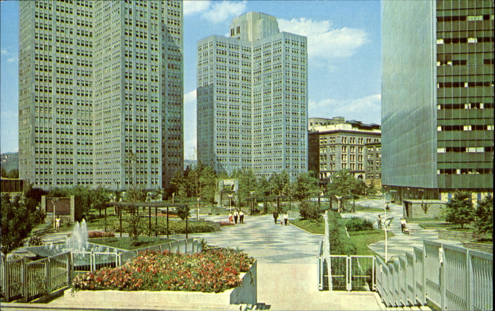 Equitable Plaza Gateway Center Pittsburgh Pennsylvania PA ~ 1960s