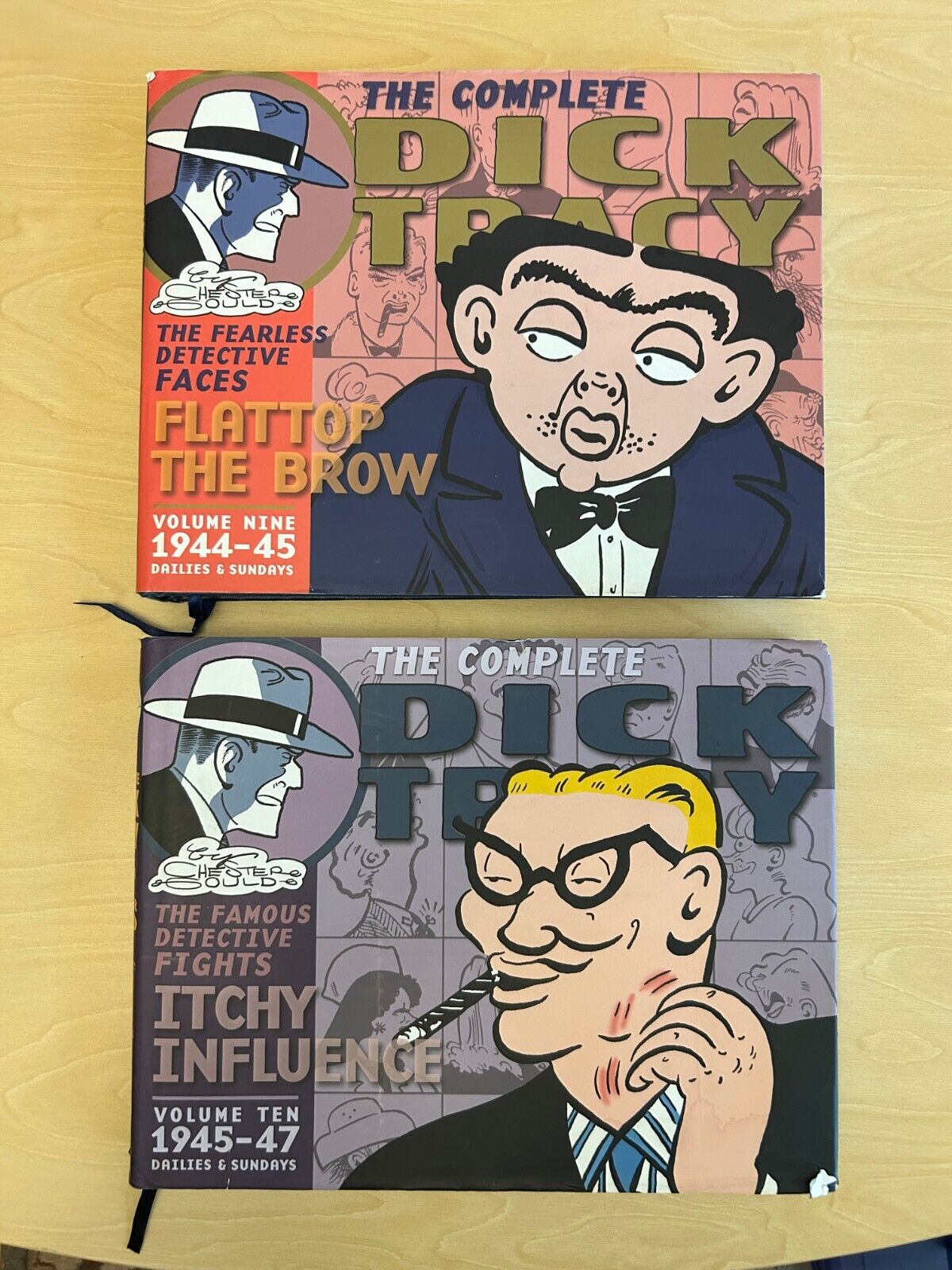 Complete Chester Gould's Dick Tracy Volumes 9 and 10 IDW - 2 Hardcovers with DJ
