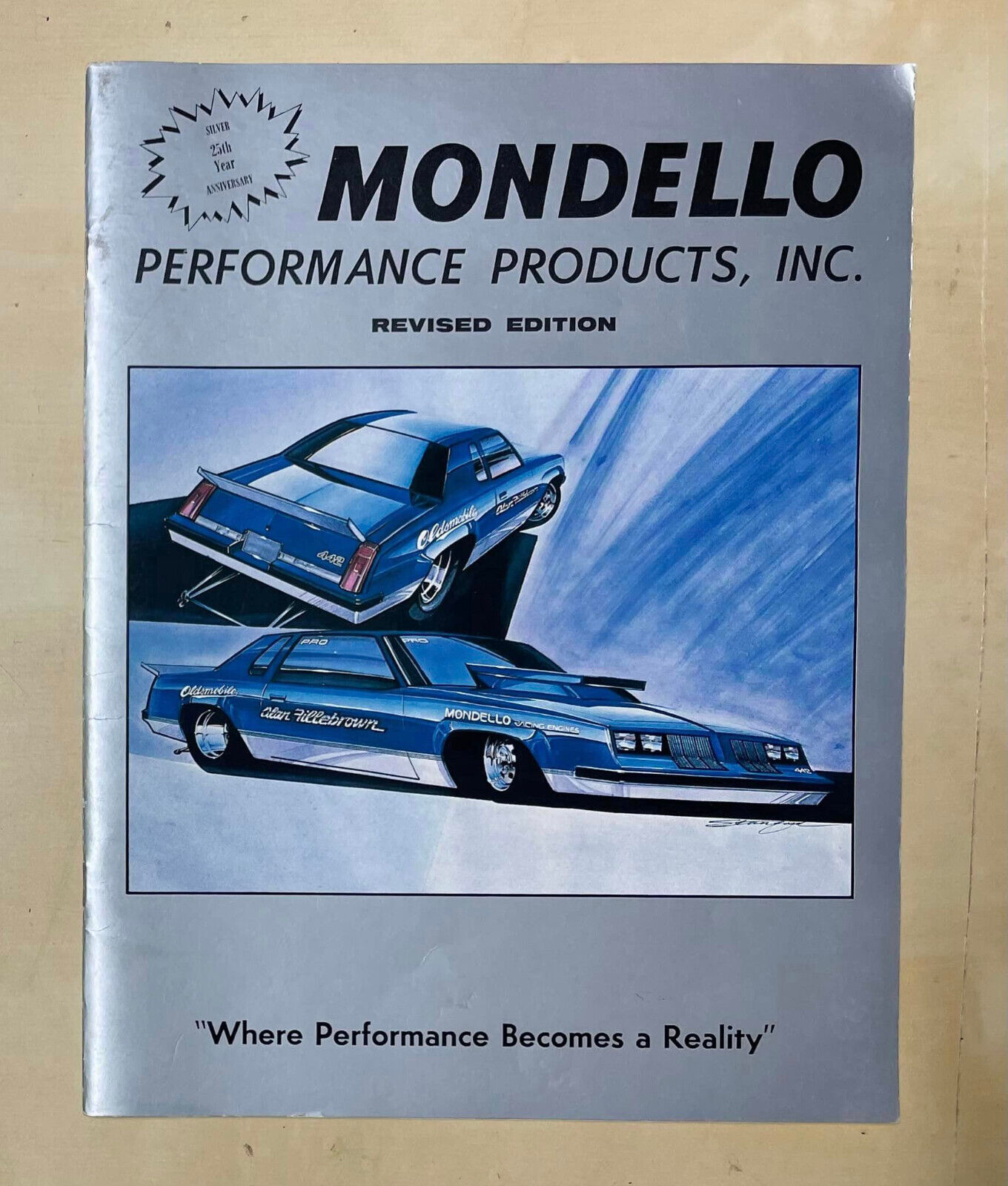 Vintage Mondello Performance Products Brochure Silver 25th Year Revised Edition