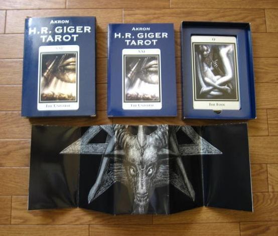 H R Giger Tarot Set With Cards Biomechanics Surrealistic Art Alien Design
