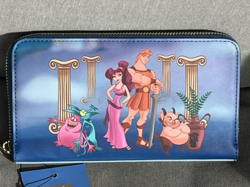 Disney Danielle Nicole  Hercules Megara Pegasus  Zip Around Wallet  NEW
