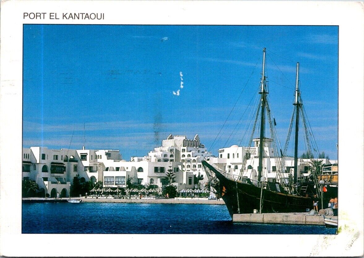 TUNISIA Port El Kantaoui Beautiful Tourist Complex North of Sousse Hotels Beach