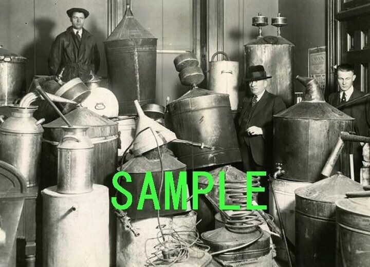 1920s FEDERAL AGENTS Discover Distillery PROHIBITION 8.5x11 PHOTO