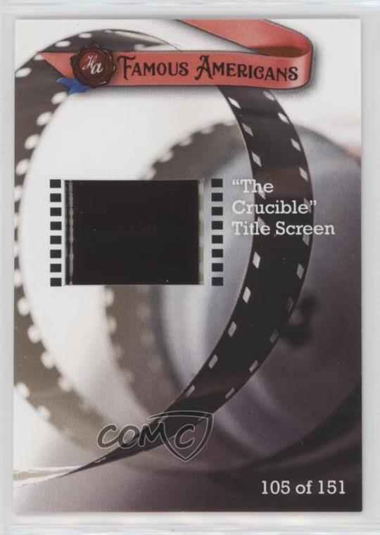 2021 Historic Auto Famous Americans Film Clips The Crucible Title Screen 0sv8