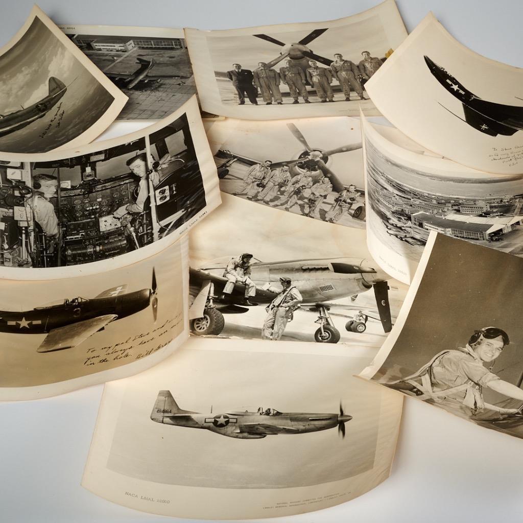 Aeronautical NACA WWII Research Langley Lab Original 8x10 Photographs 1940s 11pc