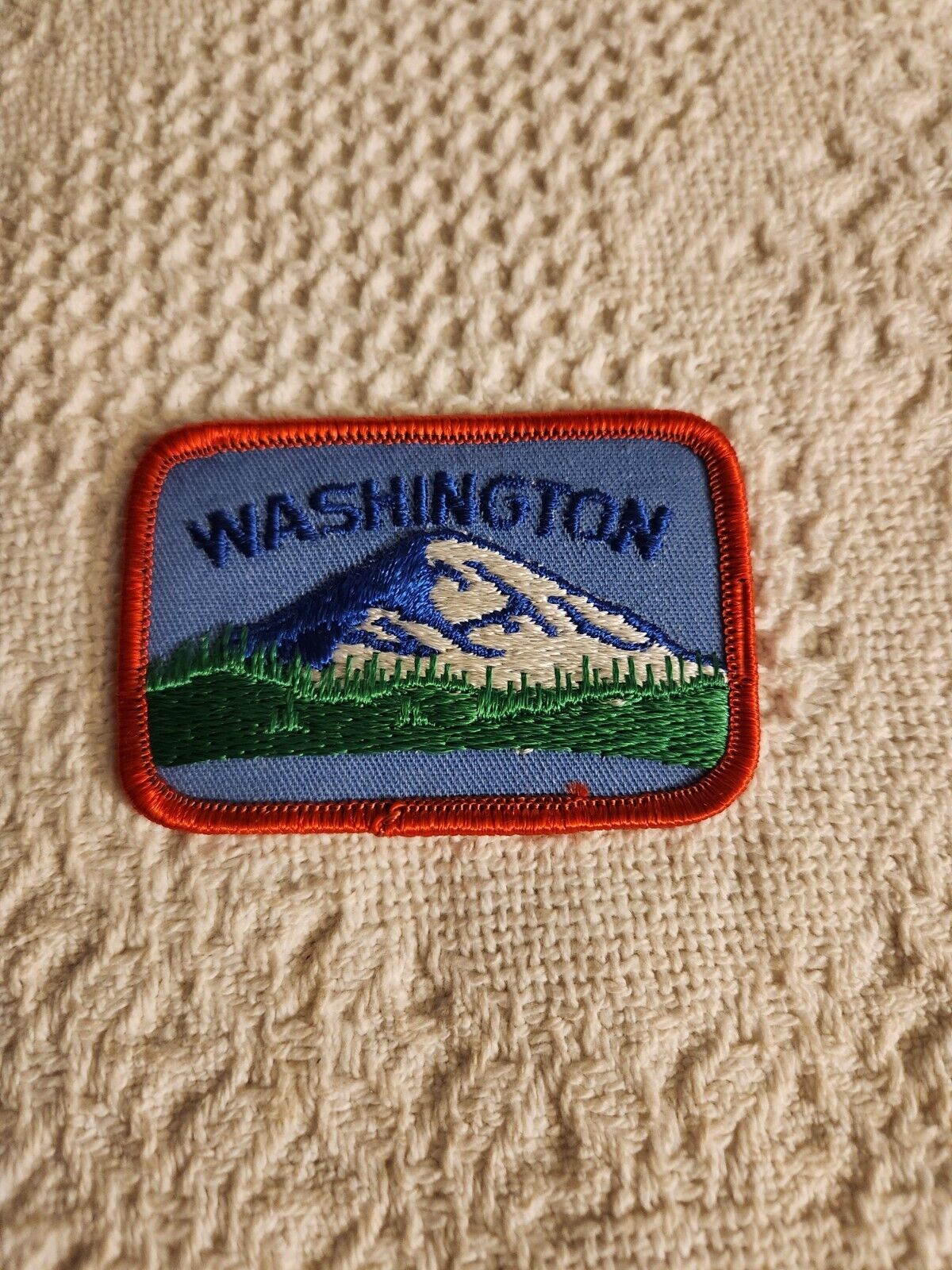 Washington State Vintage Embroidered Patch Pre-Owned Unused