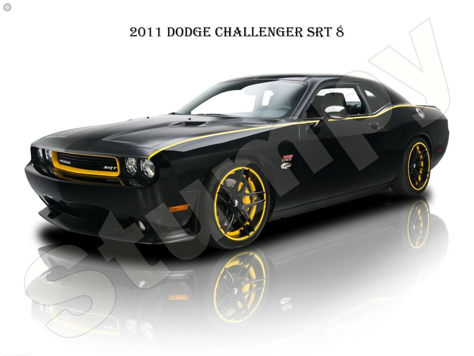 2011 Dodge Challenger SRT 8  Metal Sign 9