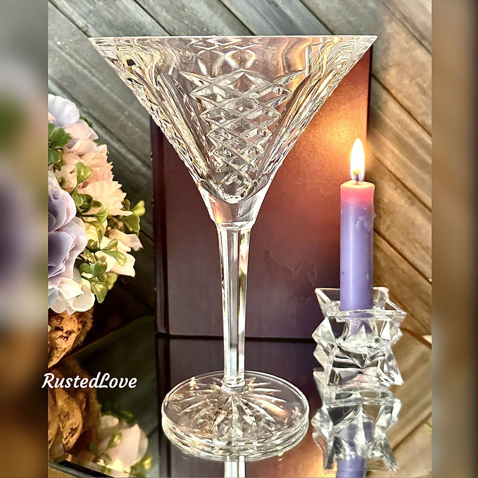 Waterford Desmond Martini Glass RARE Vintage Waterford Crystal Cocktail Glass 1