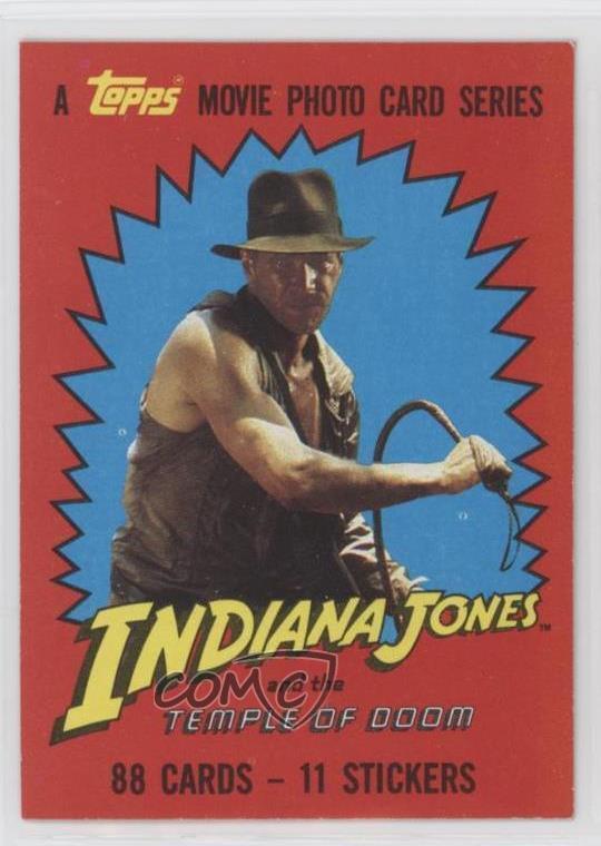 1984 Topps and the Temple of Doom Indiana Jones Harrison Ford #1 1i8