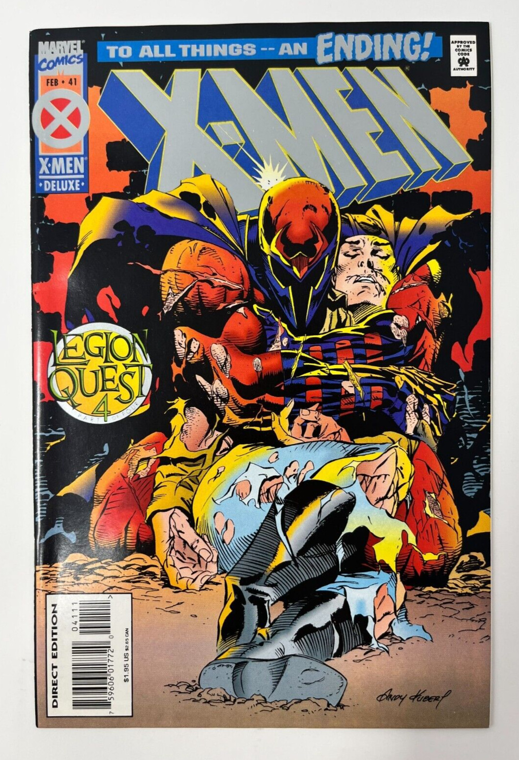 X-Men #41 Marvel 1995 Legion Quest 4 Age of Apocalypse