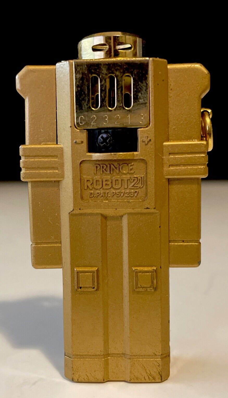Vintage Prince Robot 21 Gas Lighter - Japan Rare Untested