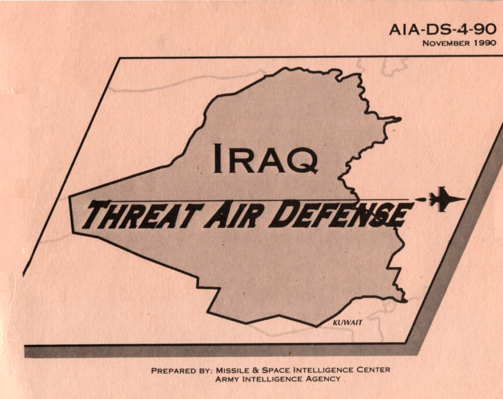56 Page 1990 AIA-DS-4-90 IRAQ THREAT DEFENSE USSR Air ADA Pamphlet on Data CD