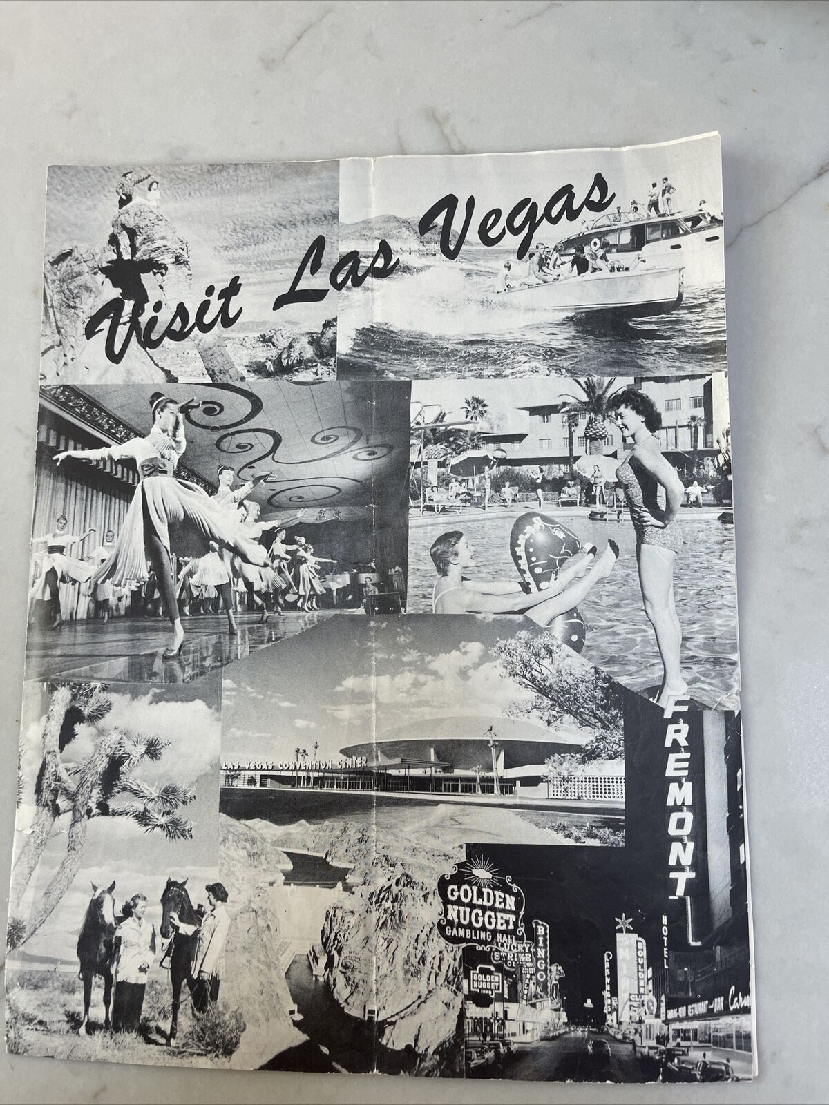 Visit Las Vegas B&W Convention Center Map/Brochure Crosby DeMoss