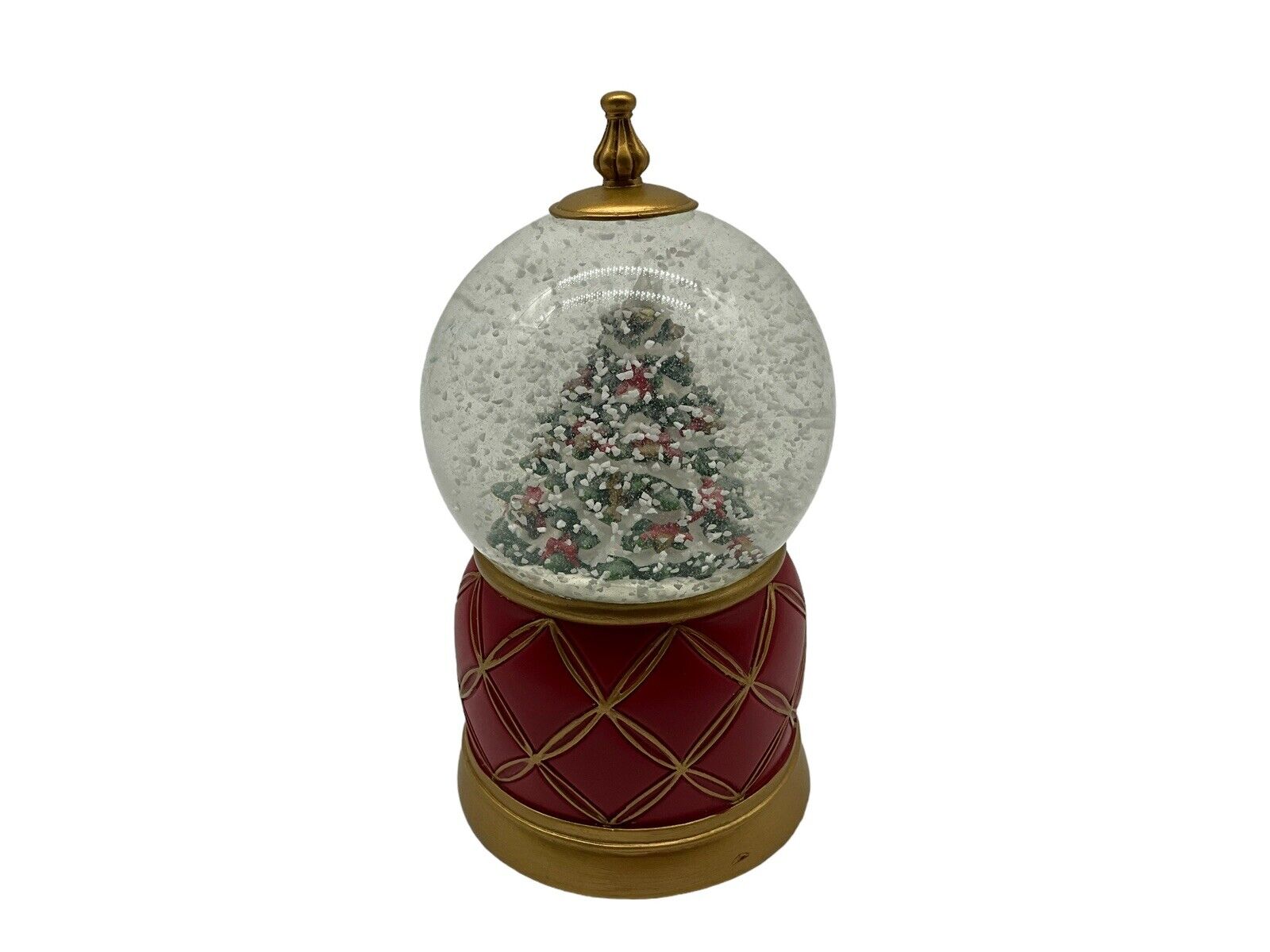 Mr. Christmas Holiday Christmas Tree Water Globe With Lights and a Holiday Song