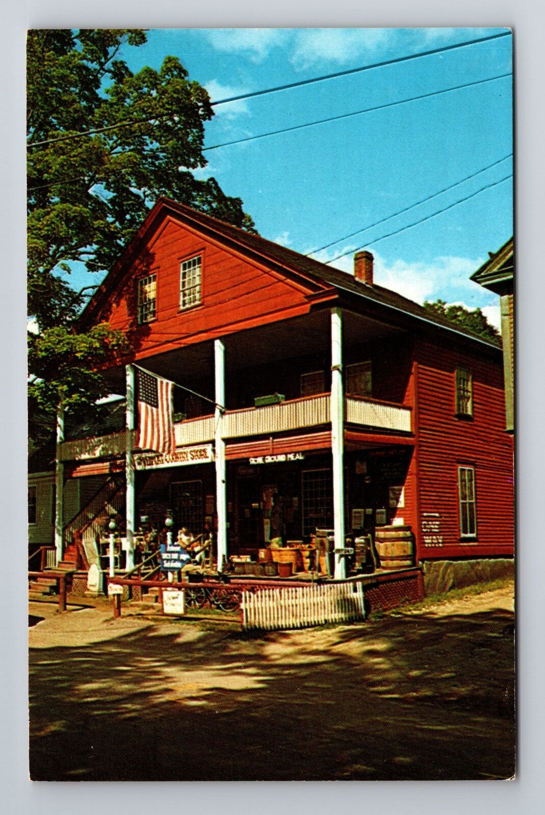 Weston VT-Vermont, Vermont Country Store, Antique, Vintage Souvenir Postcard