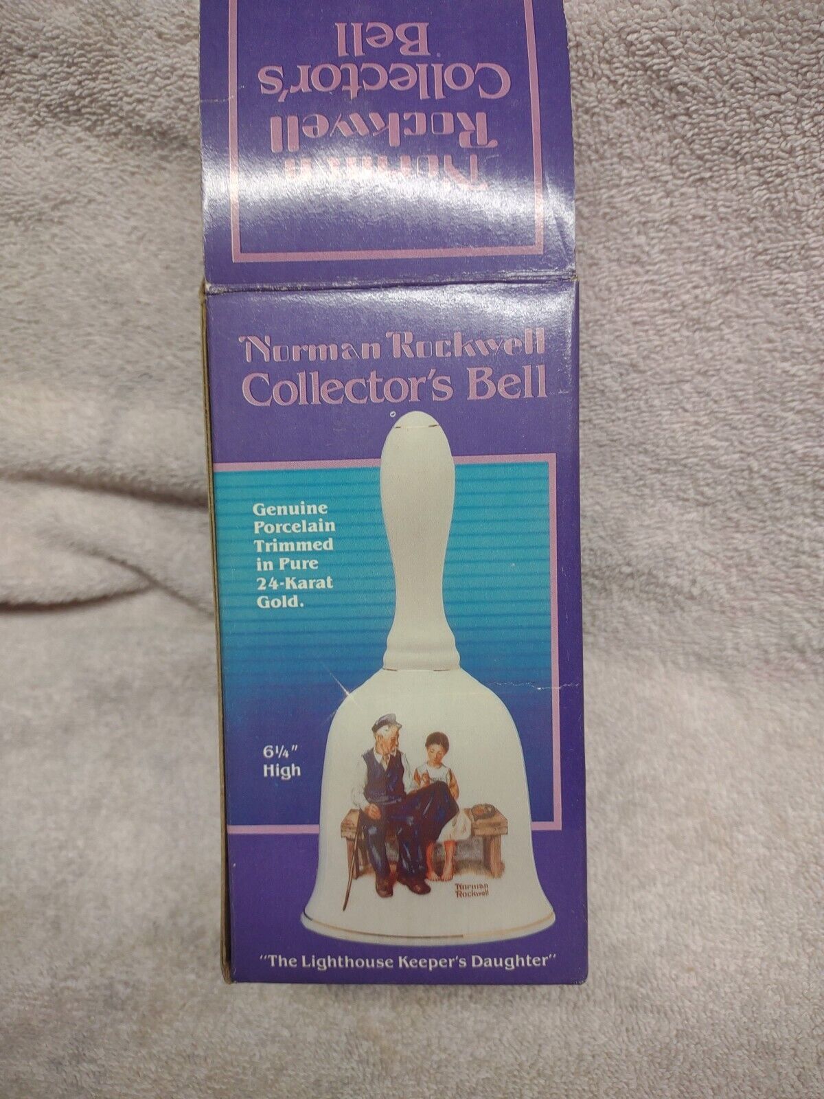 1985 Norman Rockwell Collectors Bell “The Lighthouse Keeper\'s Daughter”