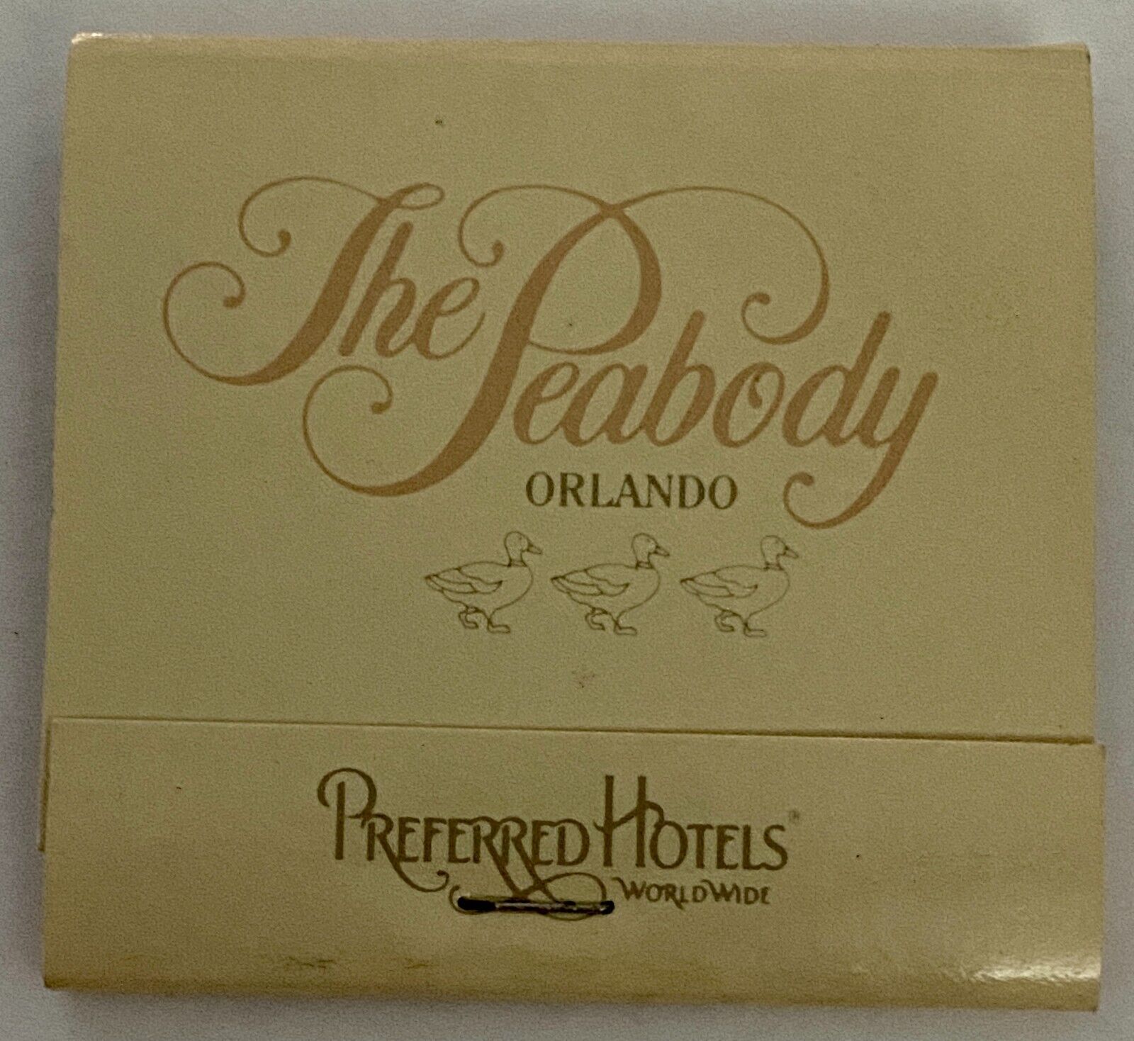 The Peabody Hotel - Orlando, Florida Matchbook Matches