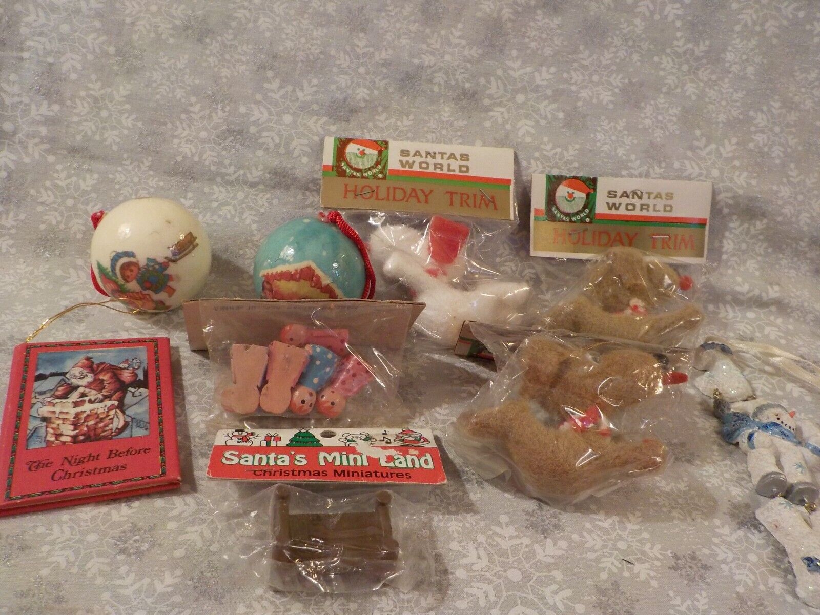 Lot of Vintage Christmas Items - Most Are Vintage & Sealed