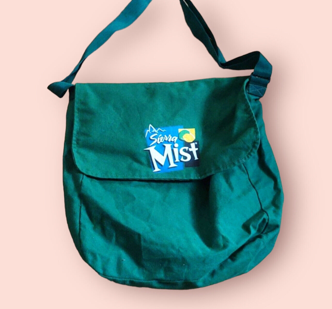 Sierra Mist Soda Logo Promotional Small Messenger Handbag Satchel Unisex RARE