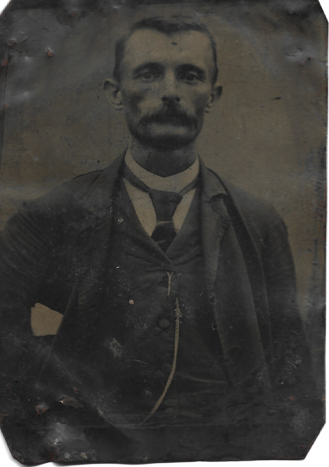 Tintype, Man, Very Possibly Doc Holliday, OK Corral, Face-Match