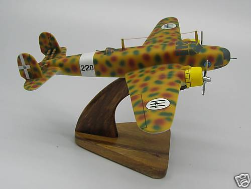 Br-20 Cicogna Fiat Airplane Desk Wood Model Small New