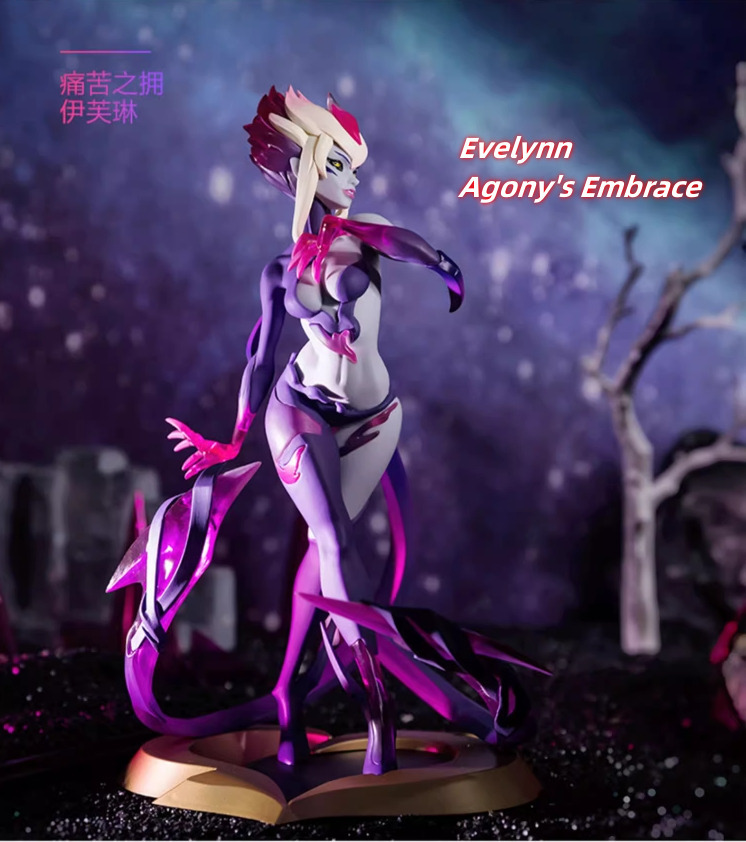 LOL League of Legends Evelynn Statue PVC Action Figure Collectible Model Toys